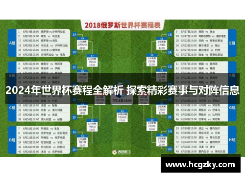 2024年世界杯赛程全解析 探索精彩赛事与对阵信息